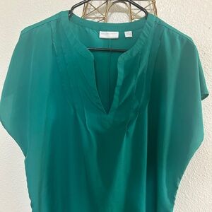 Green dressy top
